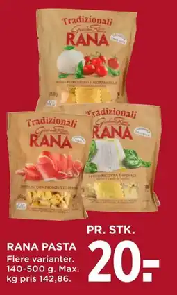 MENY RANA PASTA tilbud