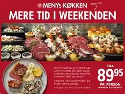 MENY MERE TID I WEEKENDEN tilbud