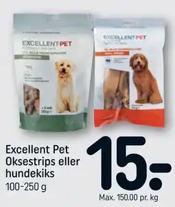 REMA 1000 Excellent Pet Oksestrips eller hundekiks tilbud