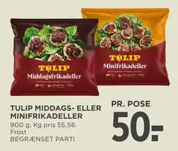 MENY TULIP MIDDAGS- ELLER MINIFRIKADELLER tilbud