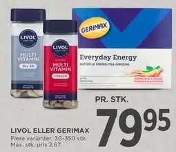 MENY LIVOL ELLER GERIMAX tilbud
