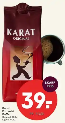 SPAR Karat Formalet Kaffe tilbud