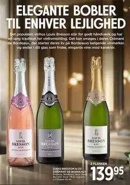 MENY LOUIS BRESSON & CO CRÉMANT DE BORDEAUX tilbud