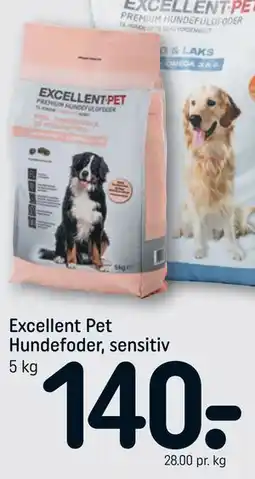 REMA 1000 Excellent Pet Hundefoder, sensitiv tilbud