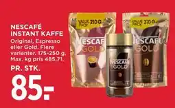MENY NESCAFÉ INSTANT KAFFE tilbud