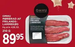 MENY OMHU MØRBRAD AF FRILANDS- LAMMEKØD tilbud