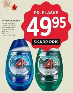 MENY A+ QUICK WASH tilbud