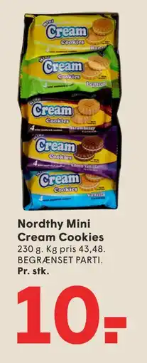 SPAR Nordthy Mini Cream Cookies tilbud