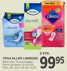 MENY TENA ELLER LIBRESSE tilbud