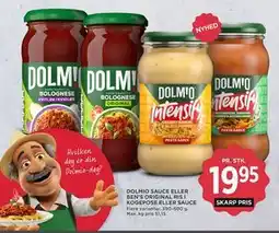 MENY DOLMIO SAUCE ELLER BEN'S ORIGINAL RIS I KOGEPOSE ELLER SAUCE tilbud