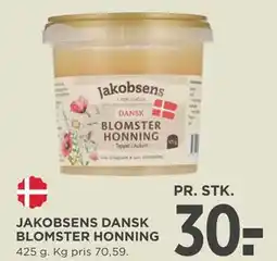 MENY JAKOBSENS DANSK BLOMSTER HONNING tilbud