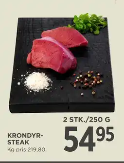 MENY KRONDYRSTEAK tilbud