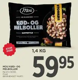 MENY MOU KØD- OG MELBOLLER tilbud