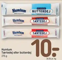 REMA 1000 Humlum Tærtedej eller butterdej tilbud