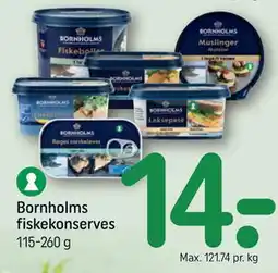 REMA 1000 Bornholms fiskekonserves tilbud
