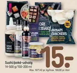 REMA 1000 Sushi/poké-udvalg tilbud
