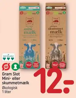 REMA 1000 Gram Slot Mini- eller skummetmælk tilbud