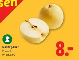 Lidl Nashi pærer tilbud
