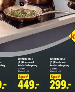 Lidl SILVERCREST Pande med kobberbelægning tilbud