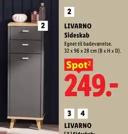 Lidl LIVARNO Sideskab tilbud