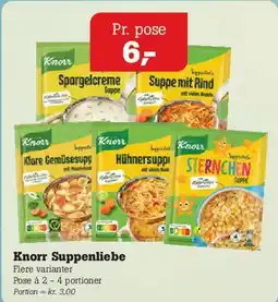Poetzsch Padborg Knorr Suppenliebe tilbud