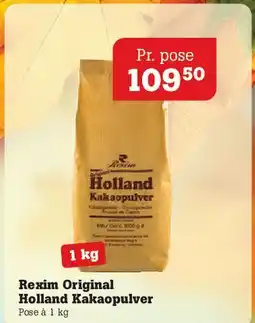 Poetzsch Padborg Rexim Original Holland Kakaopulver tilbud
