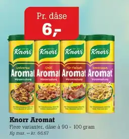 Poetzsch Padborg Knorr Aromat tilbud