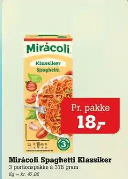 Poetzsch Padborg Mirácoli Spaghetti Klassisk tilbud