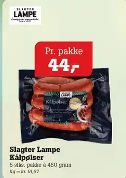 Poetzsch Padborg Slagter Lampe Kålpølser tilbud