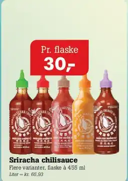 Poetzsch Padborg Sriracha chilisauce tilbud