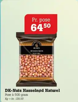 Poetzsch Padborg DK-Nuts Hasselnød Naturel tilbud
