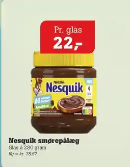 Poetzsch Padborg Nesquik smørepålæg tilbud
