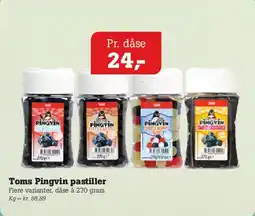 Poetzsch Padborg Toms Pingvin pastiller tilbud