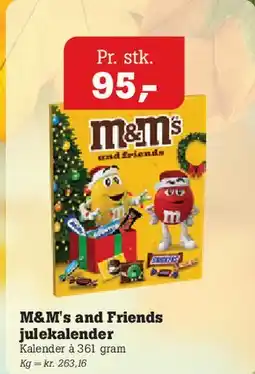 Poetzsch Padborg M&M's and Friends julekalender tilbud