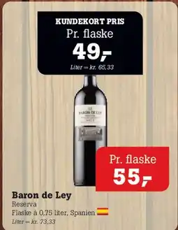 Poetzsch Padborg Baron de Ley Reserva tilbud