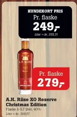 Poetzsch Padborg A.H. Riise XO Reserve Christmas Edition tilbud