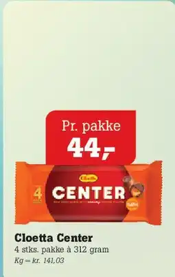 Poetzsch Padborg Cloetta Center tilbud