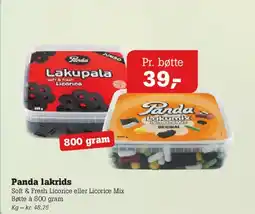 Poetzsch Padborg Panda lakrids tilbud