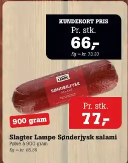 Poetzsch Padborg Slagter Lampe Sønderjysk salami tilbud