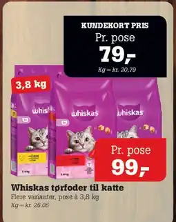 Poetzsch Padborg Whiskas tørfoder til katte tilbud