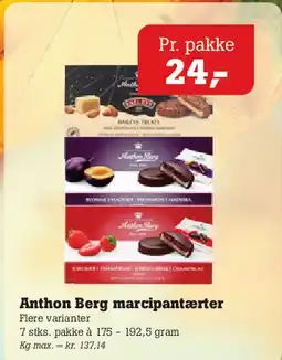 Poetzsch Padborg Anthon Berg marcipanter tilbud