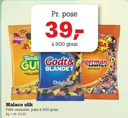 Poetzsch Padborg Malaco slik tilbud