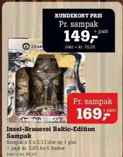 Poetzsch Padborg Insel-Brauerei Baltic-Edition sampak tilbud