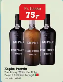 Poetzsch Padborg Kopke Portvin tilbud