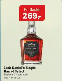 Poetzsch Padborg Jack Daniel's Single Barrel Select tilbud