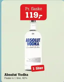 Poetzsch Padborg Absolut Vodka tilbud