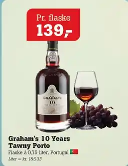 Poetzsch Padborg Graham's 10 Years Tawny Porto tilbud