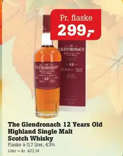 Poetzsch Padborg The Glendronach 12 Years Old Highland Single Malt Scotch Whisky tilbud