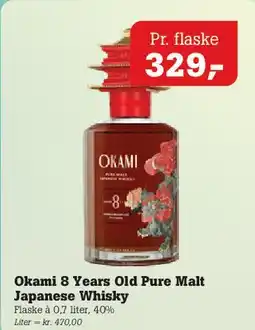 Poetzsch Padborg Okami 8 Years Old Pure Malt Japanese Whisky tilbud