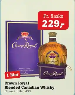 Poetzsch Padborg Crown Royal Blended Canadian Whisky tilbud